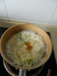 虾皮萝卜丝蛋汤