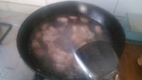 红烧肉焖豇豆茄子干