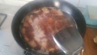 红烧肉焖豇豆茄子干