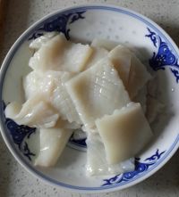 鱿鱼炒油菜