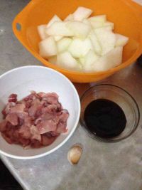 蚝油东瓜肉片