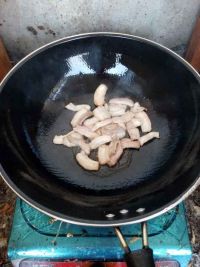 肉丝香干炒韭菜