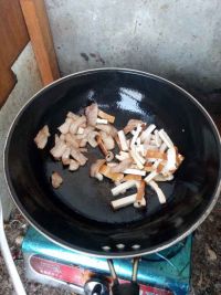 肉丝香干炒韭菜