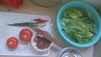 番茄瘦肉生菜拌面