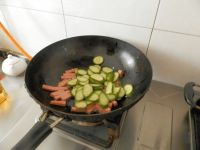 木耳火腿炒黄瓜