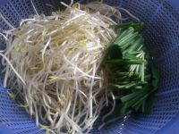 豆芽炒韭菜