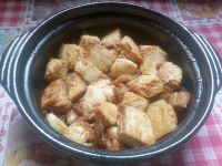 嫩豆腐肉煲