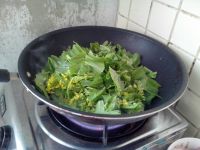 菜心炒鸭丁