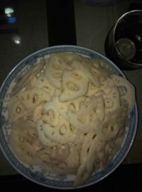 清炒藕片