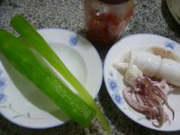 莴笋炒鱿鱼