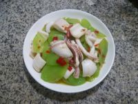 莴笋炒鱿鱼