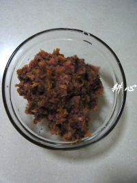 甜梅菜蒸肉饼