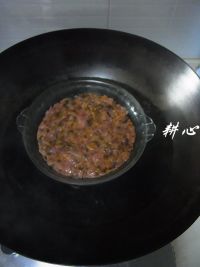 甜梅菜蒸肉饼