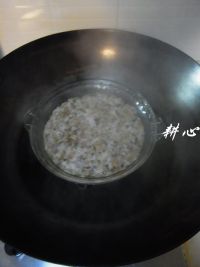 甜梅菜蒸肉饼
