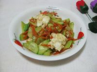 蛋清炒黄瓜