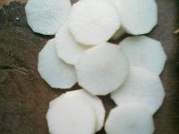 白萝卜炒茭白