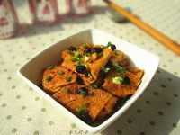 豆豉烧素鸡
