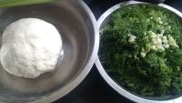 香煎茴香猪肉饼