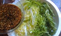 金银蒜拌苦菊