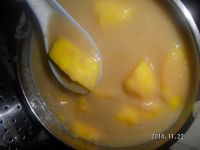 麦片木瓜煮