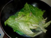 生菜火腿肠汤