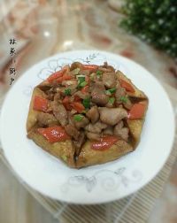 豆干炒肉片