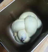 可可双色面包