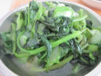油菜炒空心菜
