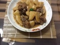 土豆炖排骨