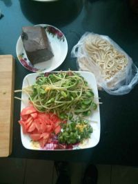 羊血酸汤面