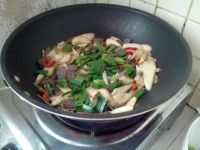 蒜香茭白炒卤牛肉