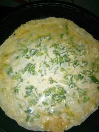 菜叶煎饼