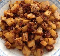 麻婆山药豆腐干