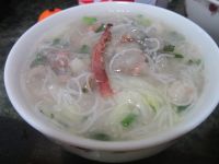 地瓜粉团煮面线