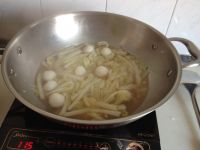 白菜粉丝鱼丸汤