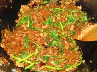 咸菜炒肉末