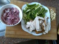 圆椒肉片炒香干
