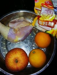 鲜橙苹果鸡块