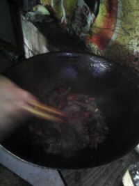 肉炒白菜