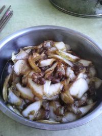 肉炒白菜
