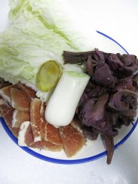 红蘑炒白菜片