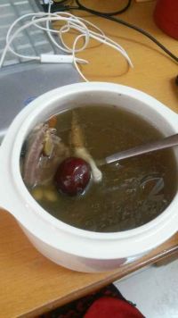 鸡心黄豆汤