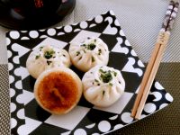 白菜虾蓉生煎包
