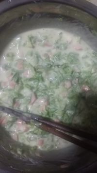 青菜火腿煎饼