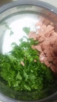青菜火腿煎饼