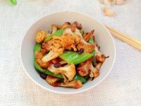 豆豉干煸花菜