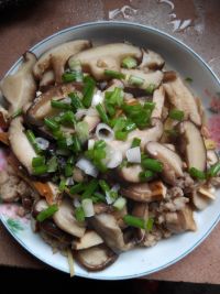 香菇豆干炒肉末