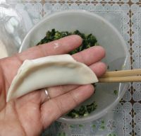 生煎韭菜猪肉饺