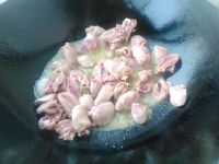 香菜炒鸡心