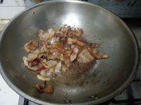 萝卜片炒五花肉片